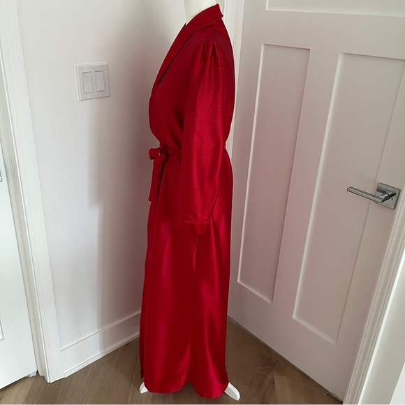 Van Raalte Vintage 60s Robe Cover Gown Silky Dacron Polyester Sz M *M11 - Picture 3 of 9